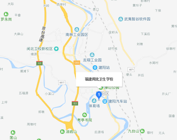 福建闽北卫生学校地址在哪里